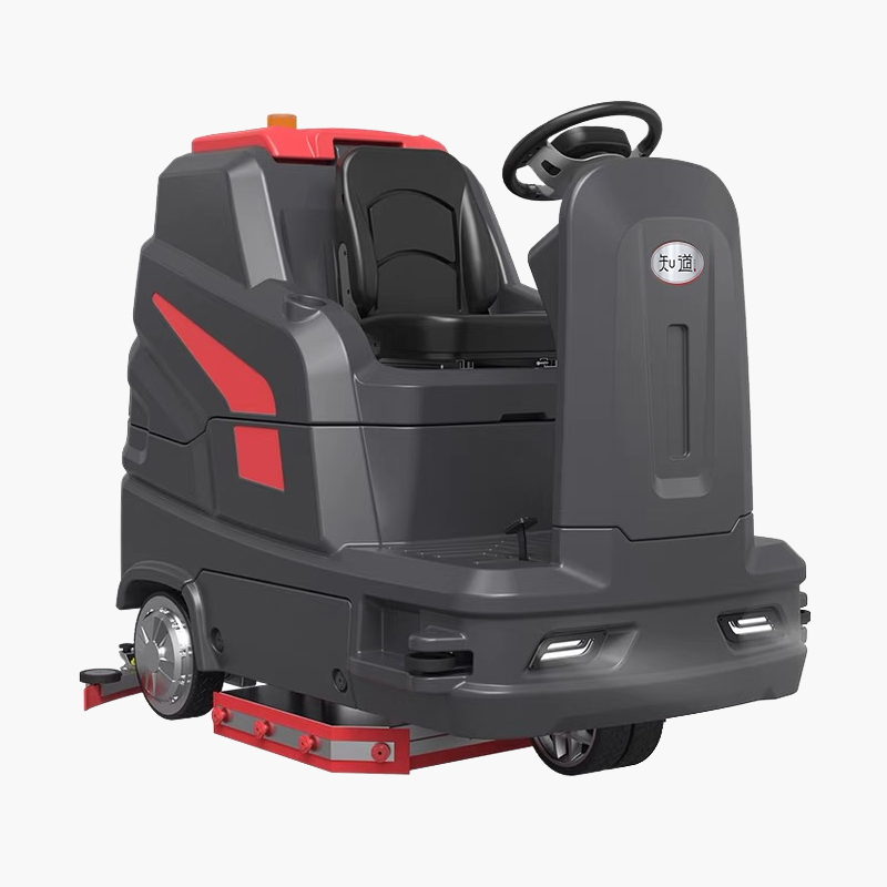 知道洗地机K-90_大型驾驶式锂电池洗地机